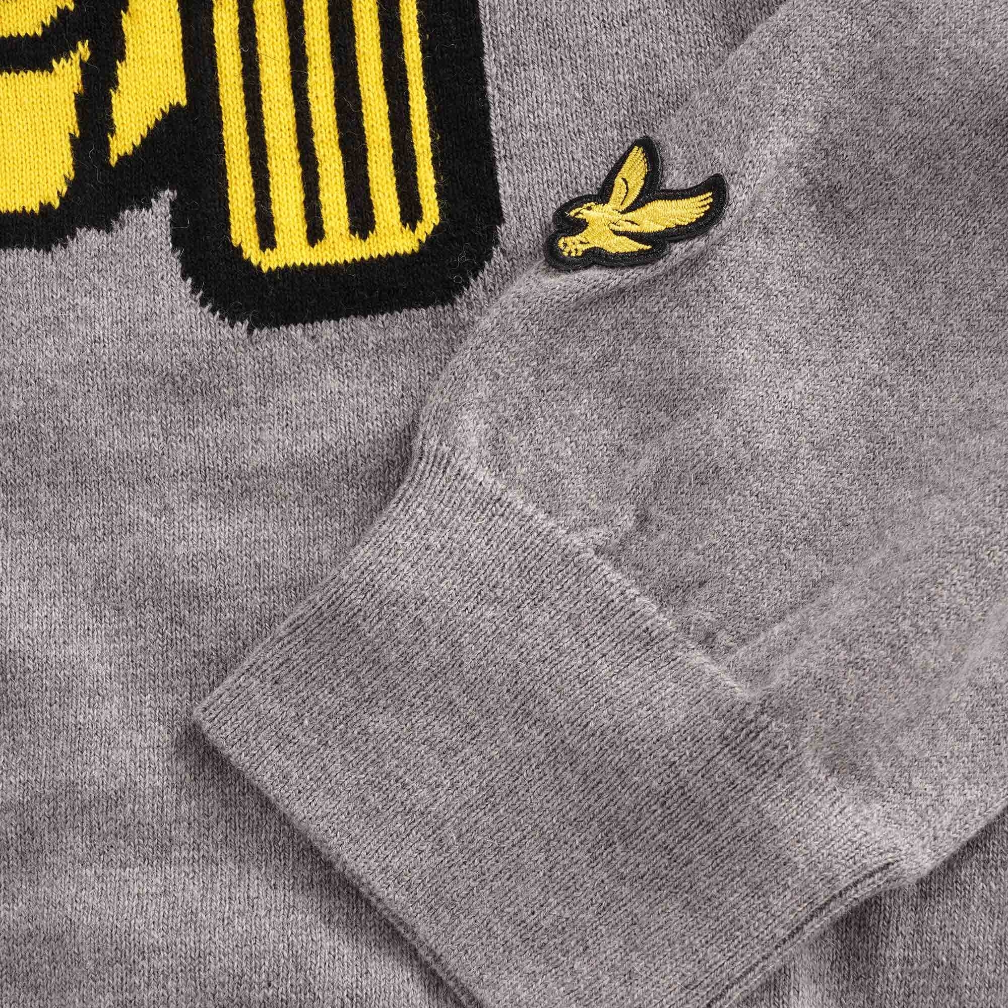 Lyle & Scott x Golfickers Crew Knit - Grey