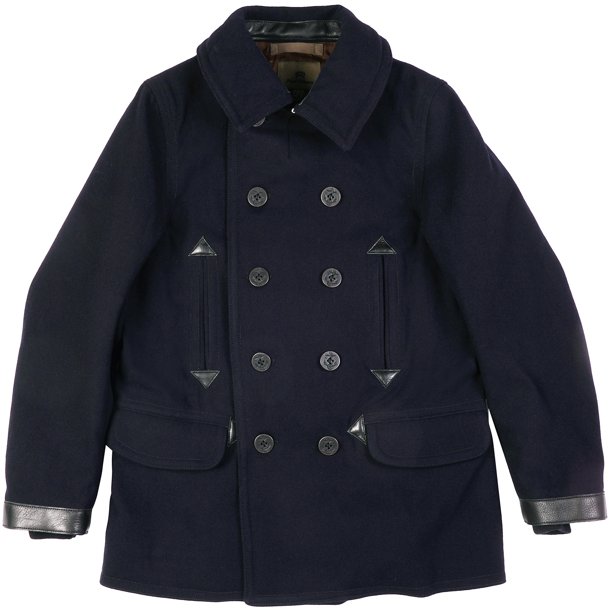 Nigel Cabourn 40's U.S. Navy Pea Coat - Dark Navy