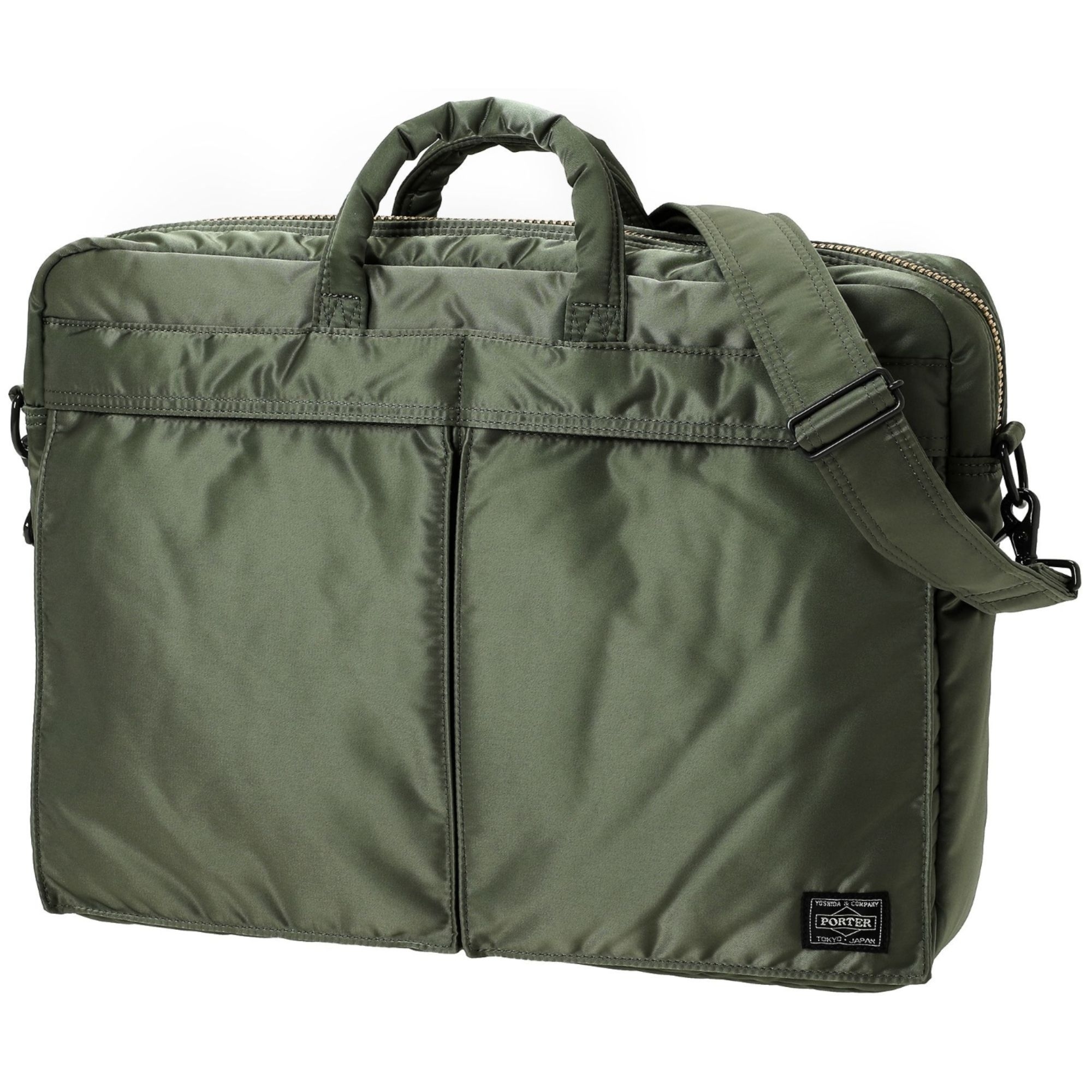 Porter-Yoshida & Co. Tanker 2way Briefcase Bag - Sage Green