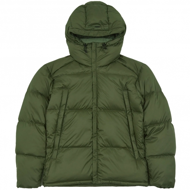 Recycled Nylon Light Down Jacket - Olive